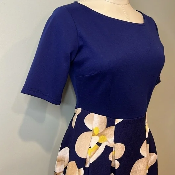 Women’s Fit and Flare Dress with Pockets - Picture 5 of 11